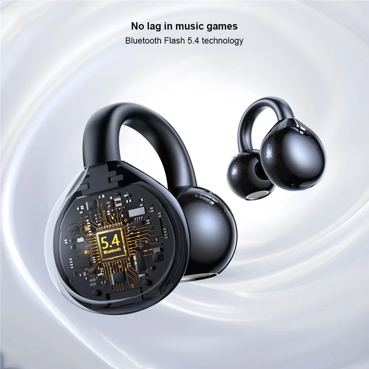 XUNDD W006 Open Ear Headphones Clip-On Bluetooth-compatible for Earphones Hands Free Calling - Beige