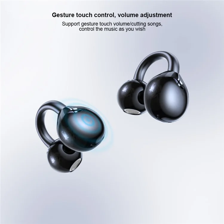 XUNDD W006 Open Ear Headphones Clip-On Bluetooth-compatible for Earphones Hands Free Calling - Beige