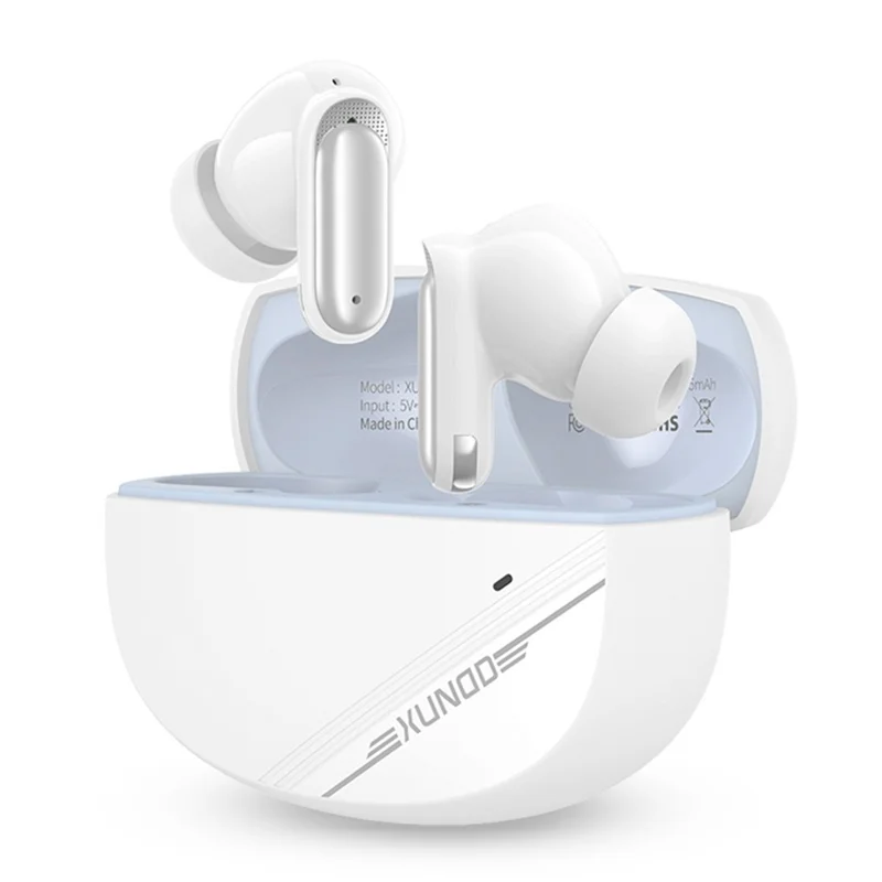 XUNDD X47 Bluetooth-compatible Earphones ANC ENC Noise Cancelling Wireless Headphones - White