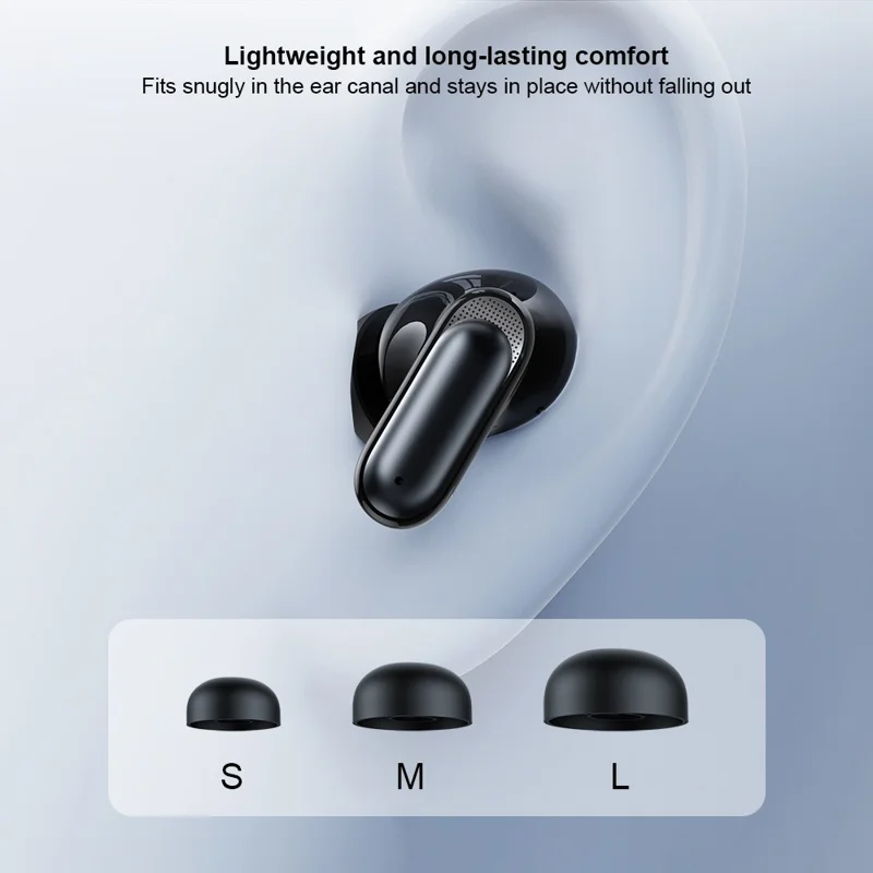 XUNDD X47 Bluetooth-compatible Earphones ANC ENC Noise Cancelling Wireless Headphones - White