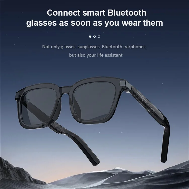 G06-L Bluetooth-compatible Wireless Music Glasses Smart Eyewear with Built-In Microphone  /  Speaker