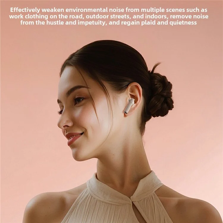 Q86 Retro Camera Design TWS Bluetooth-compatible Headphones Noise Reduction High Fide Bass Earphones - Brown