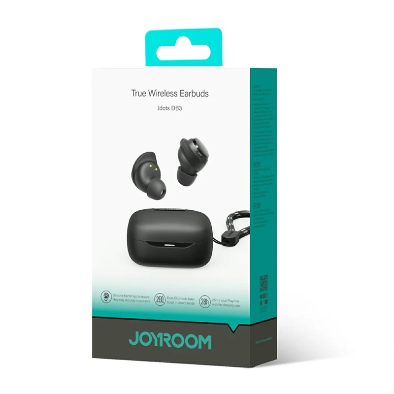 JOYROOM JR-DB3 Wireless Earbuds Bluetooth-compatible In-Ear Headphones IPX5 Waterproof - Black