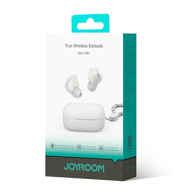 JOYROOM JR-DB3 Wireless Earbuds Bluetooth-compatible In-Ear Headphones IPX5 Waterproof - White