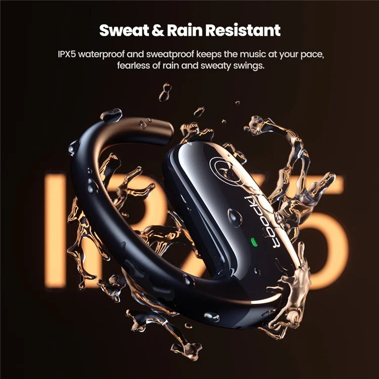TOOCKI TQ-EJ11 Wireless Sports Earphones Open-Ear OWS Headset Bluetooth-compatible 5.3