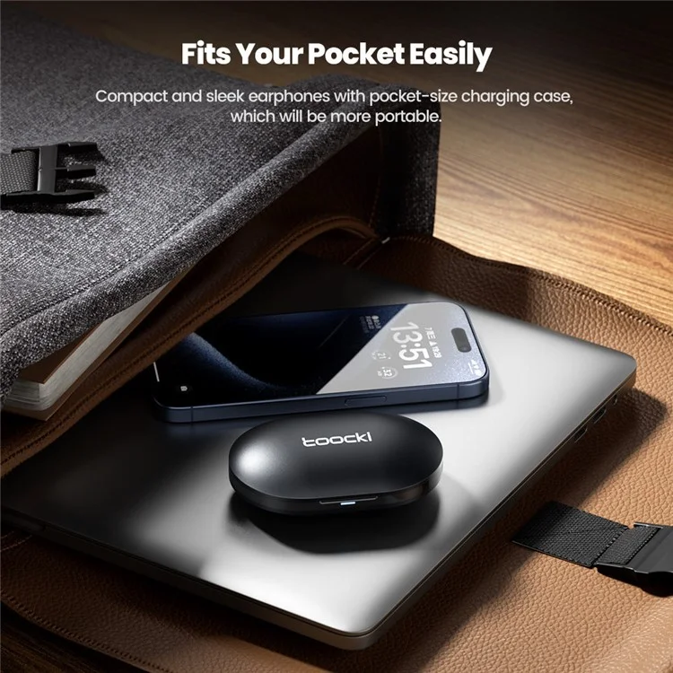 TOOCKI TQ-EJ11 Wireless Sports Earphones Open-Ear OWS Headset Bluetooth-compatible 5.3