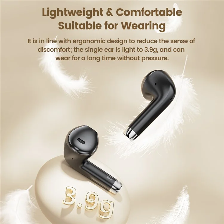 TOOCKI HE-060C Fones de ouvido Bluetooth intra-auriculares Fones de ouvido sem fio com driver de 13 mm, à prova d'água IPX4 para música / chamadas / jogos - Azul