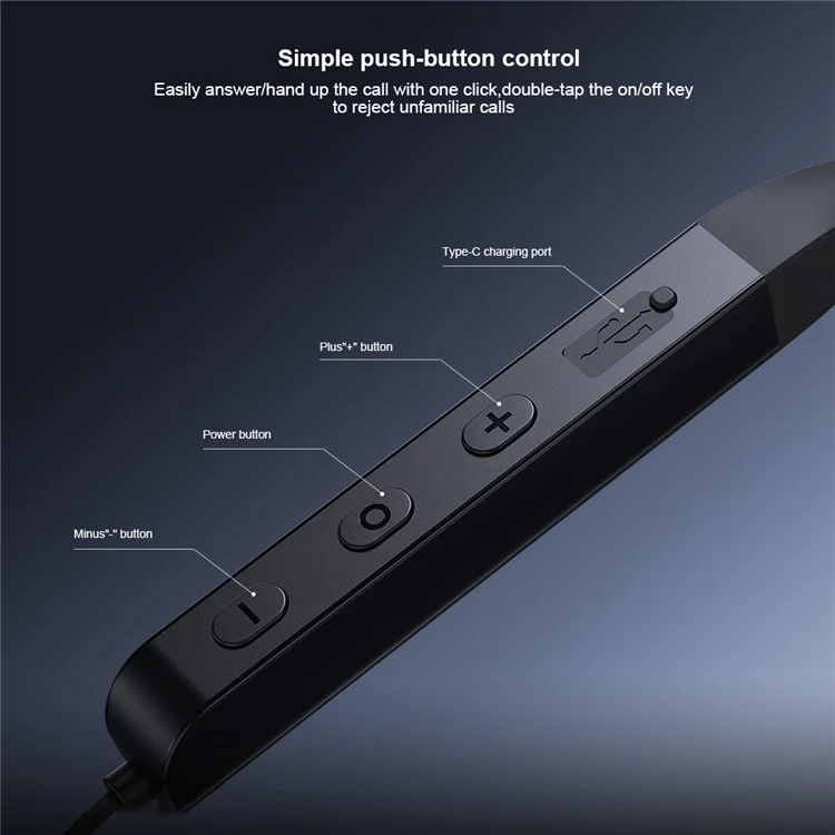XUNDD H003 Neck Mount Headphones Bluetooth-compatible 5.3 Earphones with ENC Noise Reduction