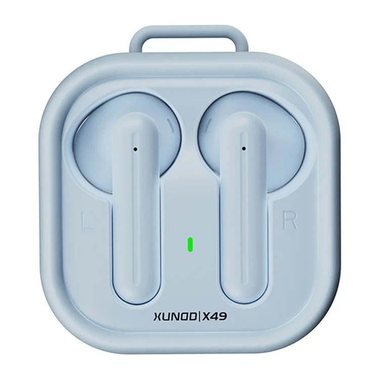 XUNDD X49 Open Case Wireless Earphones Bluetooth-compatible 5.3 Touch Control Headphones For Home  /  Outdoor Use - Blue
