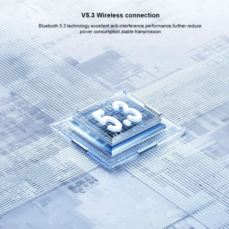 XUNDD X49 Open Case Wireless Earphones Bluetooth-compatible 5.3 Touch Control Headphones For Home  /  Outdoor Use - Black