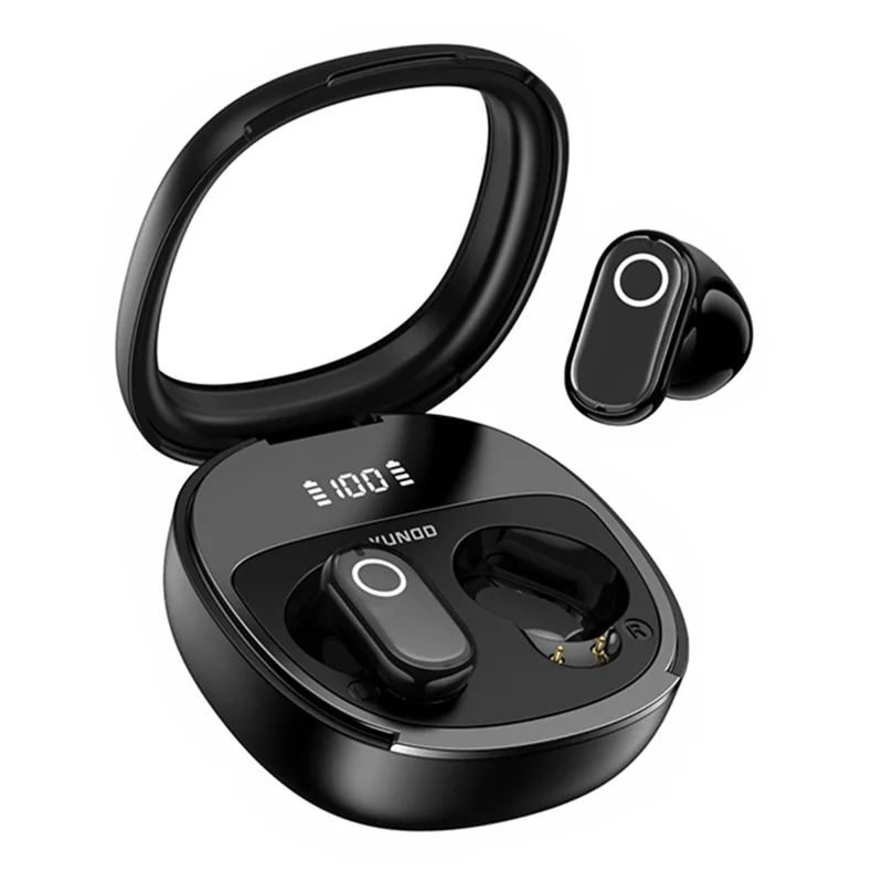 XUNDD X52 TWS Bluetooth-compatible Earbuds Wireless Earphones Crystal Clear Sound Touch Control - Black