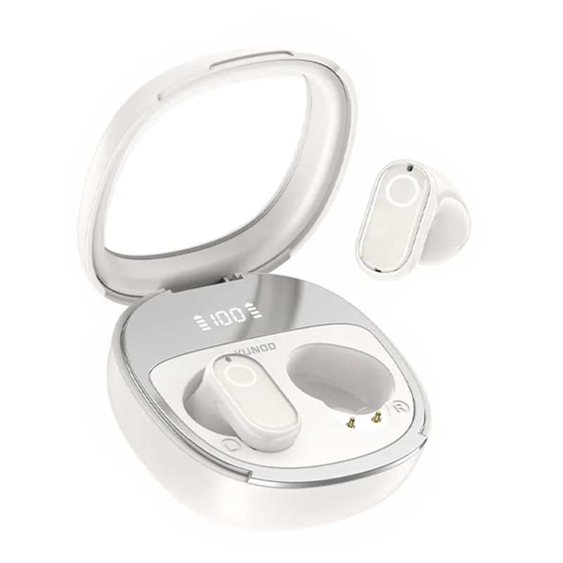 XUNDD X52 TWS Bluetooth-compatible Earbuds Wireless Earphones Crystal Clear Sound Touch Control - Nude