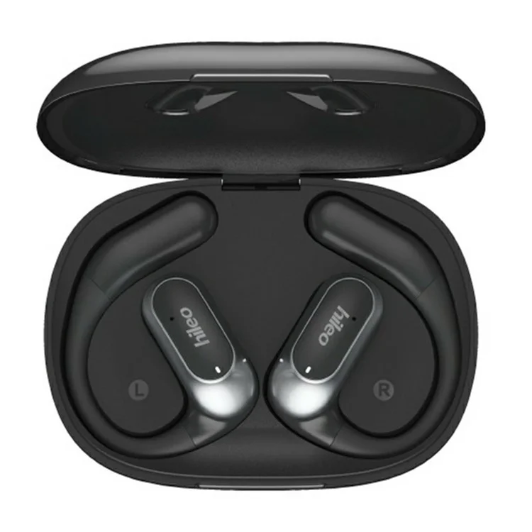 HILEO Hi95 Open-Ear Bluetooth-compatible Headphones Stereo Music Wireless Headset - Black