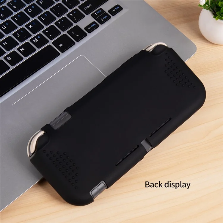 For Nintendo Switch Lite Silicone Protective Case Game Console Shock Absorbing Anti Drop Soft Cover - Purple