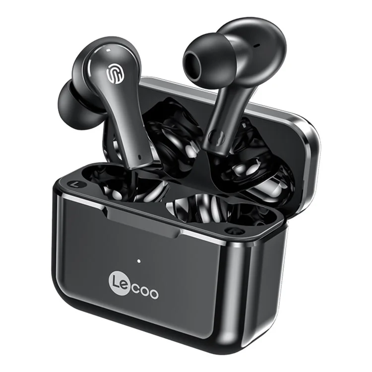 Fones de Ouvido Sem Fio LENOVO LECOO EW311 Intra-Auriculares Esportivos com Microfone / Estojo de Carregamento - Preto