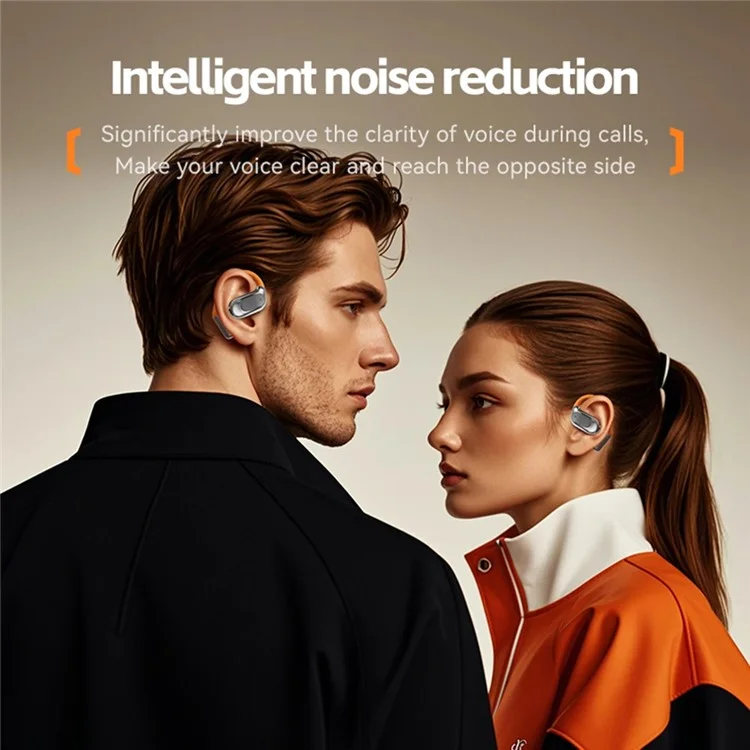Умные наушники-переводчик M113 с поддержкой Bluetooth, технологией OWS и шумоподавлением, с возможностью реального времени перевода на 144 языка - Серый