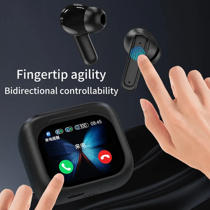 BY16 Smart Voice Translation Earbuds 150 Languages Translator Bluetooth-compatible Headphones - White