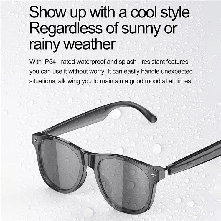 F01 Smart Sonnenbrille Musikwiedergabe Freisprecheinrichtung Bluetooth-kompatible Kabellose Kopfhörer