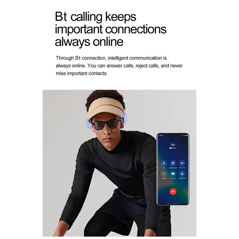 F01 Smart Sonnenbrille Musikwiedergabe Freisprecheinrichtung Bluetooth-kompatible Kabellose Kopfhörer