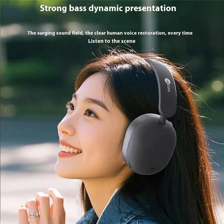 Fones de Ouvido sem Fio LENOVO LECOO ES210 Dobráveis Bluetooth Estéreo com 15H de Reprodução - Preto