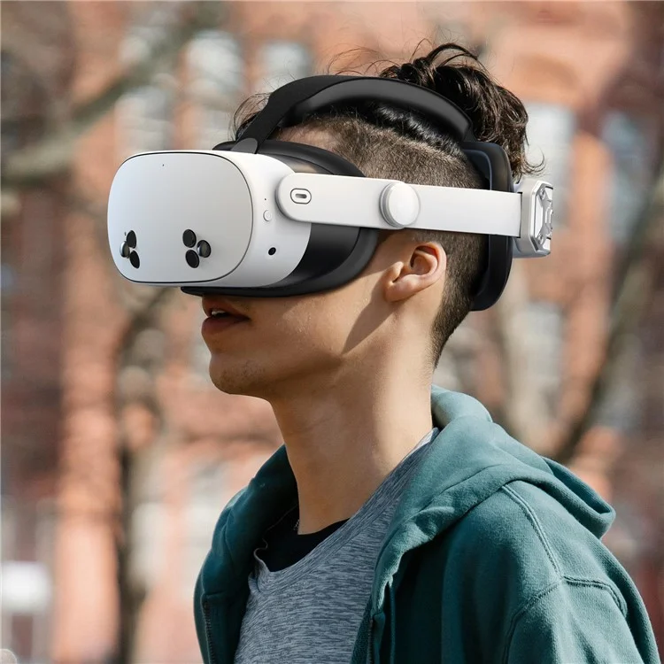 Набор силиконовых аксессуаров для Meta Quest 3S с чехлом для VR-гарнитуры / Накладками на контроллеры / Лицевой маской - Черный