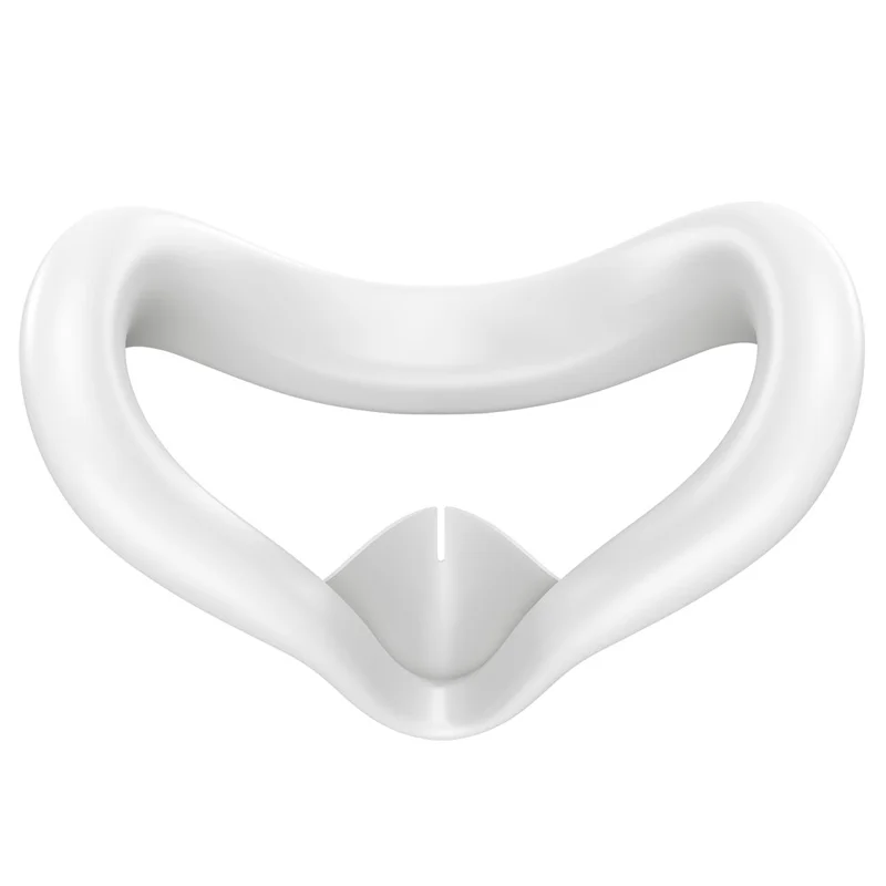 For Meta Quest 3S Silicone Accessory Set with VR Headset Cover  /  Controller Grips  /  Face Mask - White
