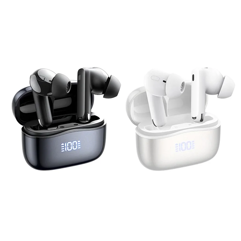 REMAX Cozypods JZ01 Wireless Stereo Earbuds ANC + ENC Noise Reduction HiFi Sound Bluetooth-Compatible Earphones - Black