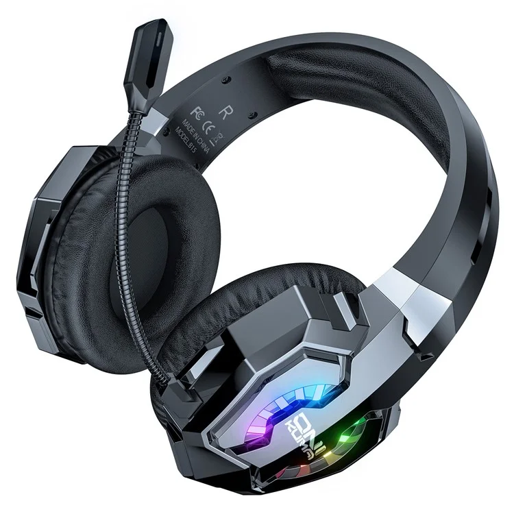 ONIKUMA B15 Gaming-Headset mit dreifachem Modus, RGB-Beleuchtung und Surround-Sound für E-Sports