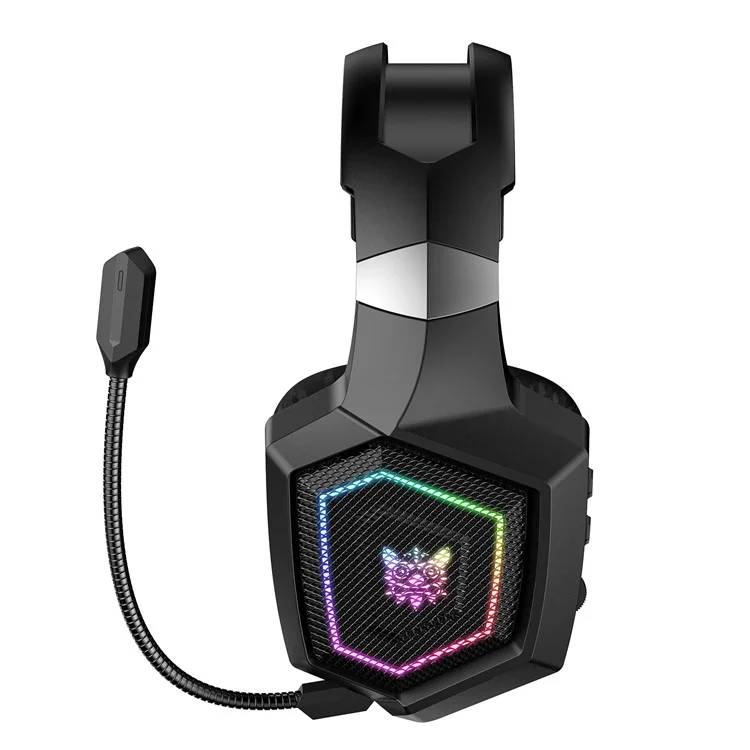 ONIKUMA GT806 Gaming Headset Triple Mode RGB Lighting Surround Sound Bluetooth-Compatible Headphones - Black