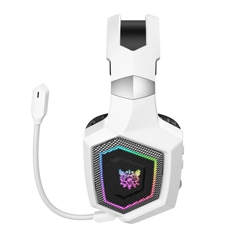 ONIKUMA GT806 Gaming Headset Triple Mode RGB Lighting Surround Sound Bluetooth-Compatible Headphones - White