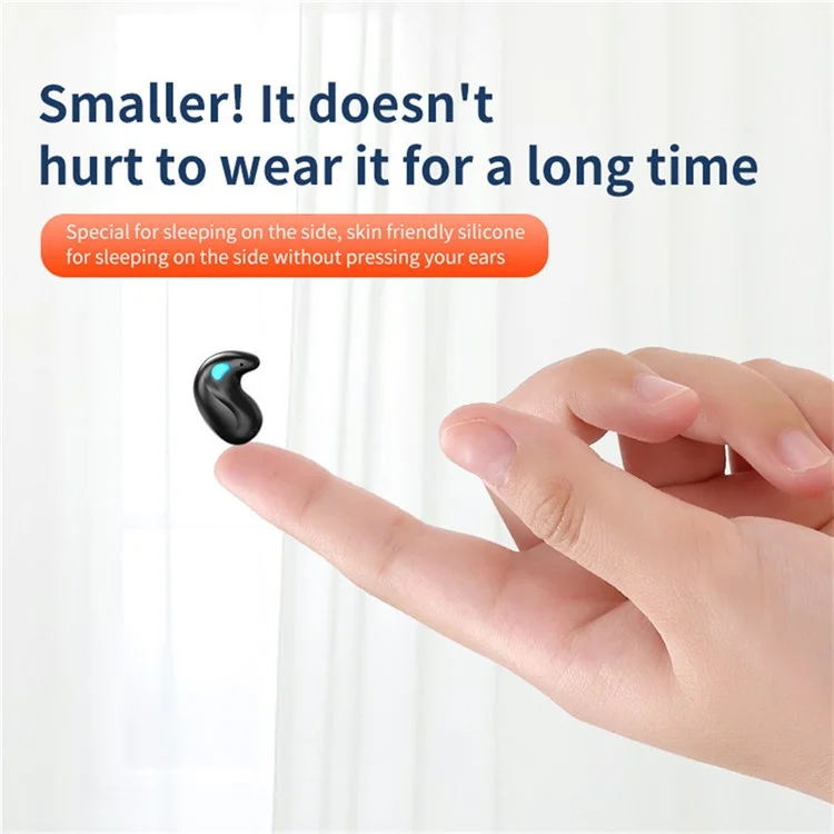 X55 TWS Wireless Bluetooth-Compatible Earbuds Intelligent Noise Reduction Sweatproof Sports Headphones - Black