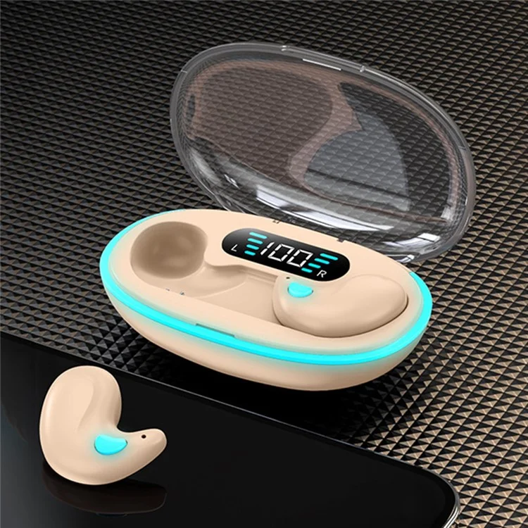 X55 TWS Wireless Bluetooth-Compatible Earbuds Intelligent Noise Reduction Sweatproof Sports Headphones - Pink