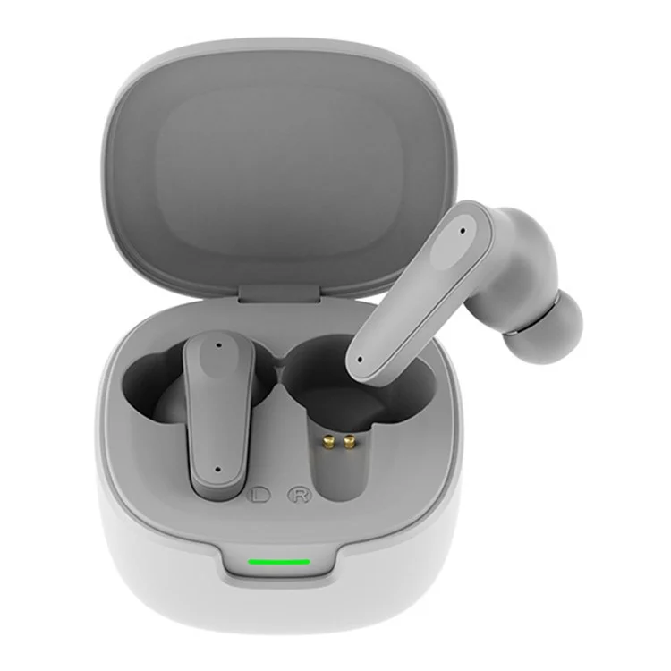 A89 ENC Noise Cancellation Wireless Headphones TWS Bluetooth-Compatible Earbuds with Microphone - Grey