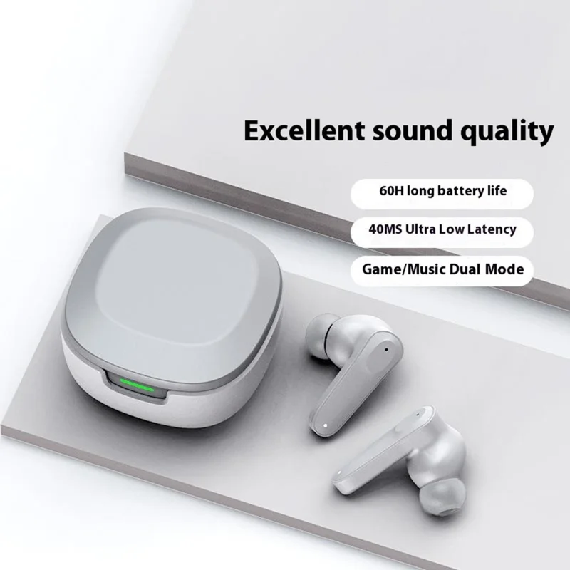 A98 ENC Noise Cancellation Wireless Headphones TWS Bluetooth-compatible Earbuds with Microphone - Black