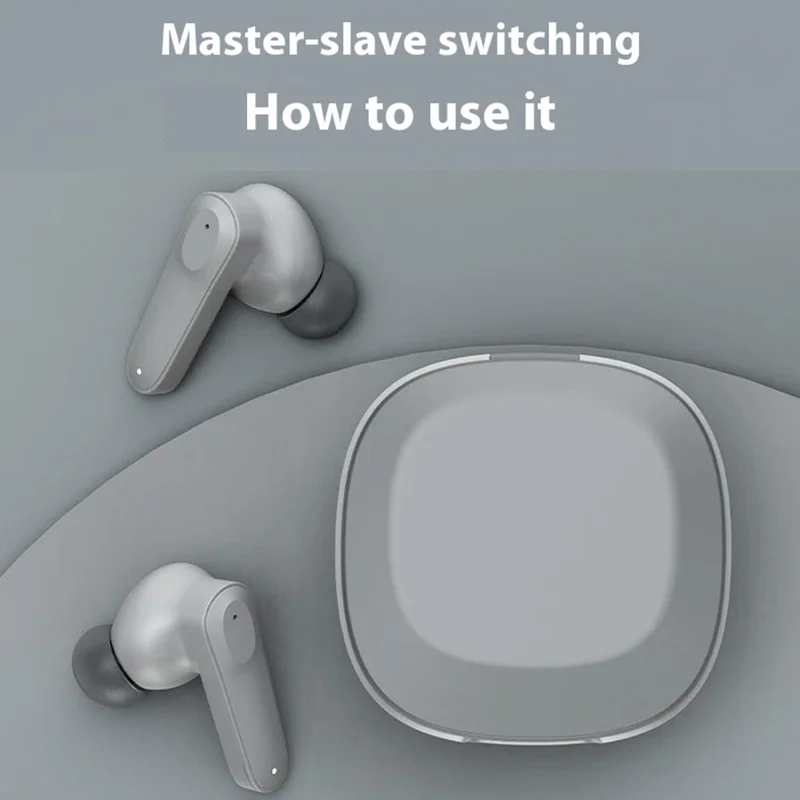 A98 ENC Noise Cancellation Wireless Headphones TWS Bluetooth-compatible Earbuds with Microphone - Black