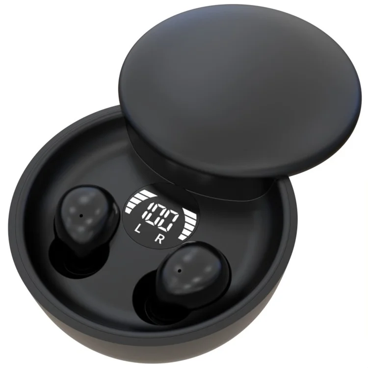 SK26 Auricolari Bluetooth HiFi per Dormire con Cancellazione del Rumore, Mini Cuffie Invisibili - Nero