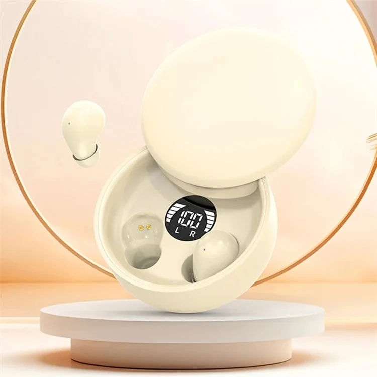 SK26 Auricolari Bluetooth HiFi per Dormire con Cancellazione del Rumore, Mini Cuffie Invisibili - Nero
