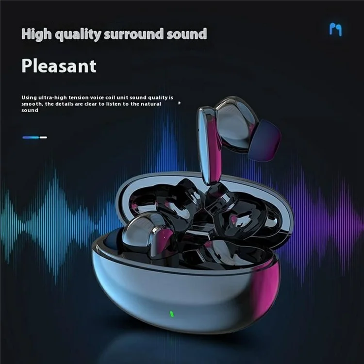S90 Wireless Bluetooth-Compatible In-Ear Earphones Low Latency Music Gaming Headset - Black