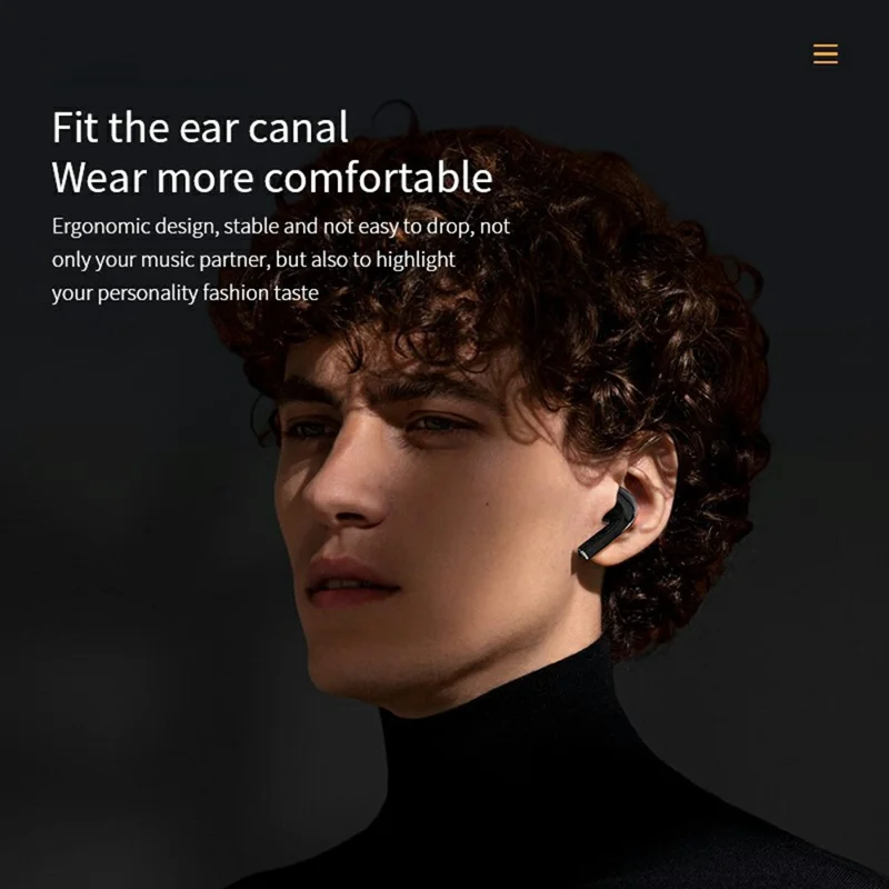 V350 Wireless Bluetooth-Compatible Earphone HiFi Sound Quality Touch Control Music Gaming Headset - Pink