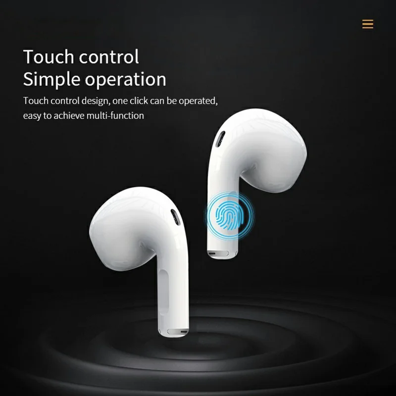 V350 Wireless Bluetooth-Compatible Earphone HiFi Sound Quality Touch Control Music Gaming Headset - Pink