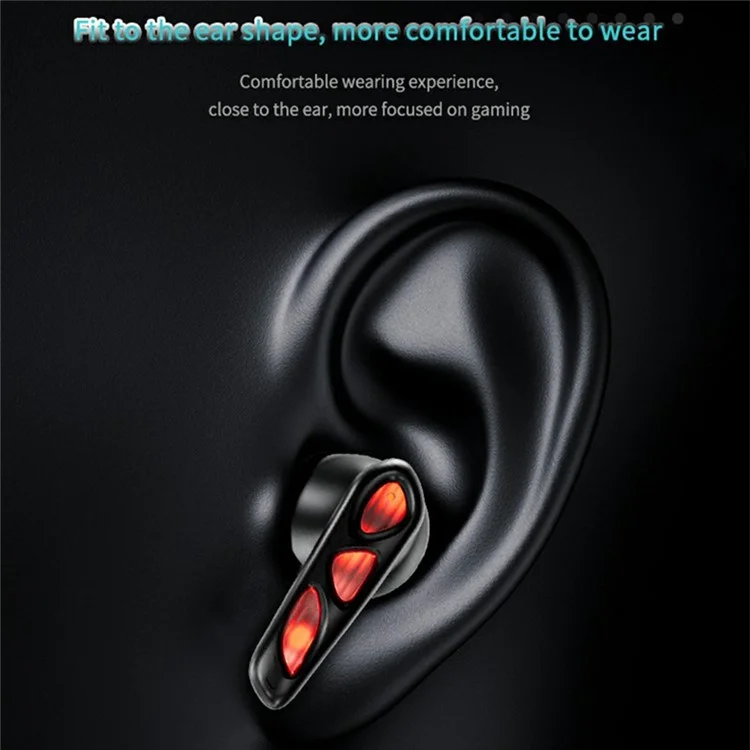 YX36 Écouteurs de traduction intelligents AI pour jeux, Casque Bluetooth HIFI Haute Qualité Sonore, Sans Fil - Noir