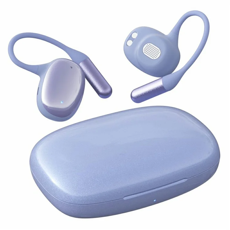 F20 OWS Auriculares inalámbricos de botón Bluetooth para correr con reducción activa de ruido - Morado