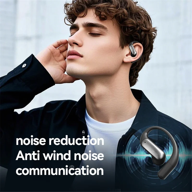 M118 Wireless Earphones Bluetooth-Compatible Waterproof Sports Ear Hook Headset - Silver