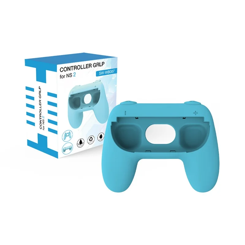 For Nintendo Switch 2 Controller Holder 1Pair Left Right Handle Joy-Con Grip Shock Resistant - Black