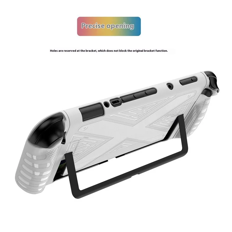 Funda para Nintendo Switch 2 con Soporte, Carcasa Protectora Desmontable de TPU + PC - Negro