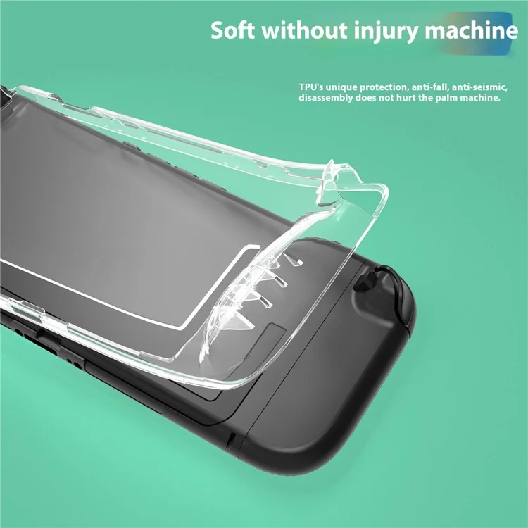 Funda Transparente de TPU Integrada para Nintendo Switch 2, con Protección Completa Antidesperfectos