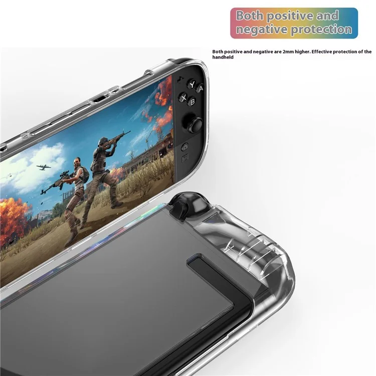 Funda Transparente de TPU Integrada para Nintendo Switch 2, con Protección Completa Antidesperfectos