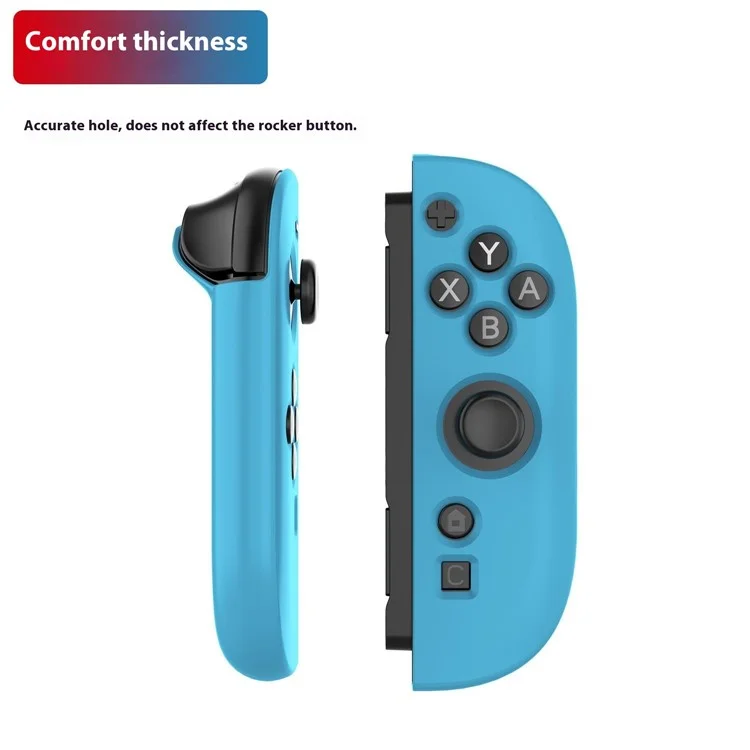 1 Par de Capas de Silicone para Nintendo Switch 2 Controlador Caixa Protetora Console de Jogo Joy-Con Manga de Alça - Preto