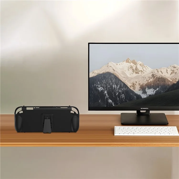 JYS JYS-NS2301 Étui de protection TPU avec support pour Nintendo Switch 2, antidérapant, pour la coque arrière de la console de jeu