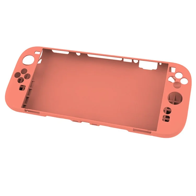 Funda de silicona para Nintendo Switch 2 con cobertura total y protección antideslizante - Naranja